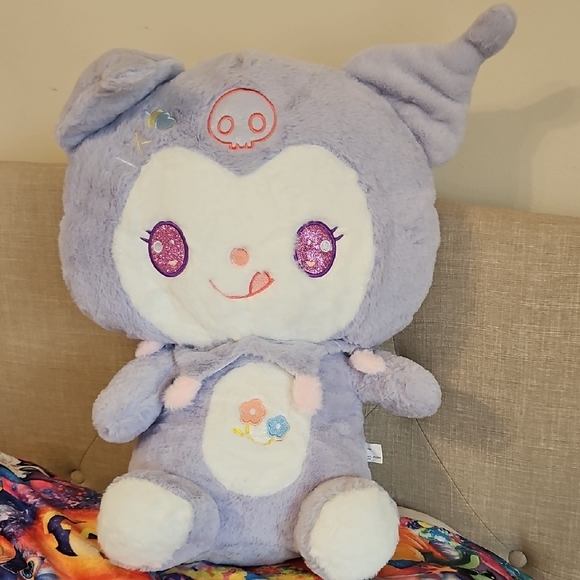 Other - Plush Toy with Purple and White Design